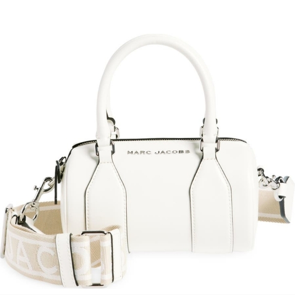 NWT. Marc Jacobs White Barrel Bag. - Picture 7 of 11